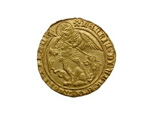 Tudor érme az Asthall Hoardból alkotó: School English