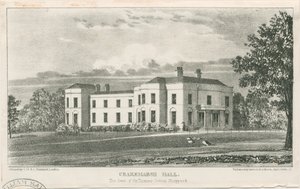Uttoxeter – Crakemarsh Hall: litográfia, nd [c 1839] (nyomtatás) alkotó: School English
