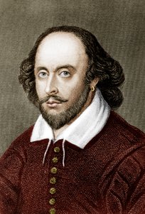 William Shakespeare (színes metszet)