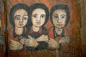 Falfestmény részlete (freskó)