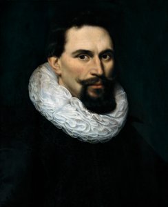 Maurice of Nassau (1567-1625), Orange hercege, Nassau grófja portréja. Névtelen festmény, flamand iskola (olaj, vászon)