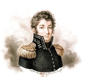 Charles Melchior-Artus Marquis de Bonchamps (színes metszet) alkotó: School French