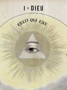 Isten meghatározása: „Ő, aki van””. alkotó: School French