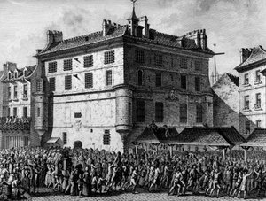 Francia forradalom: A párizsi Saint Germain des Pres-i apátság börtönének francia gárdája június 30-án