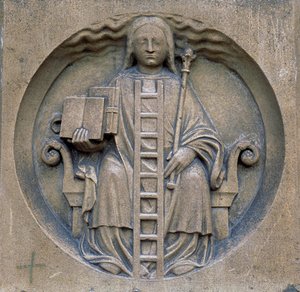 Gótikus művészet: az alkímia allegóriája. Cathedrale Notre Dame (Notre-Dame) Párizsban