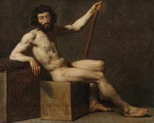 Akt tanulmány, 18. század vége – 19. század eleje (olaj, vászon)