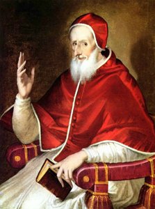 V. Pius pápa (Antonio Michele Ghislieri) pápa 1566-tól 1572-ig. alkotó: School French