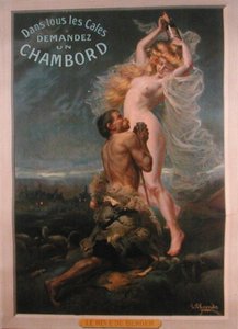 „Chambord” francia aperitif (színes lito) reklámplakát alkotó: School French