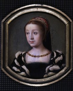 Franciaország Renee (1510-1575), Chartres és Montargis hercegnője, majd Ferrara, XII. Lajos és Bretagne-i Anna fiatalabb lánya. M. Juilleau másolata alkotó: School French