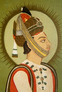 Maharadzsa Jay Singh Iii portréja, Jaipur, Rádzsasztán, India alkotó: School Indian