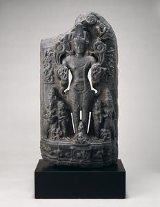 Surya, c. 11. század (fekete klorit) alkotó: School Indian