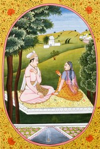 Év Naptár Picture  Painting for a Hindu Month Ash Ad, India alkotó: School Indian
