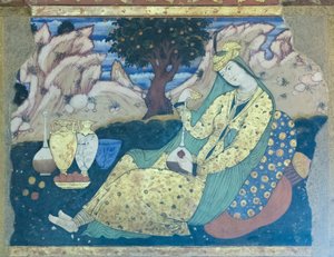 Frissen a Chehel Sotoun Palace-ban, Esfahanban, Iránban