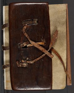 MS CCC 282 Corpus Irish Missal Book Binding, c.1120-30 (tölgy, bőr és pergamen)