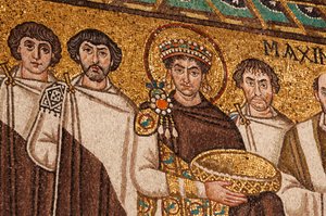 I. Justinianus császár (mozaik)