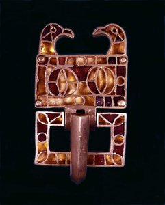 Gótikus fibula. Kr.u. 6. század. Milánó, Vármúzeum alkotó: School Italian