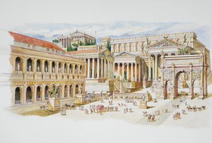 Forum Romanum (színes litó)