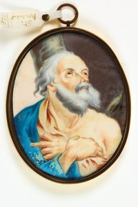 Szent András (akvarell pergamen) alkotó: School Italian