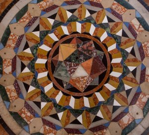 Szent Márk-bazilika, templom, járda (mozaik) alkotó: School Italian