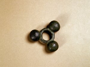 Bronzdísz lócsavarhoz, Kofun korszak (250-538) alkotó: Japanese School