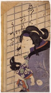 Kuzu No Ha (színes fametszet) alkotó: School Japanese
