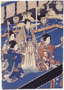 Cím nélkül (színes fametszet) alkotó: School Japanese