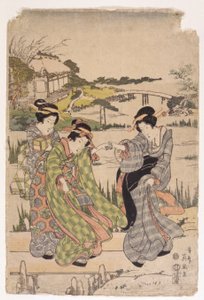 Cím nélkül (színes fametszet) alkotó: School Japanese