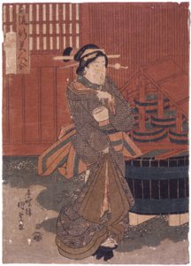 Cím nélkül (színes fametszet) alkotó: School Japanese