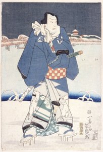 Cím nélkül (színes fametszet) alkotó: School Japanese
