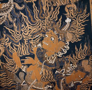 Jávai batikolt egy szörnyeteg alkotó: School Javanese