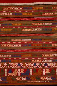 Egy Tai Lu szoknya részlete, Muang Hun, Udomxai tartomány, Laosz (textil)