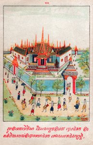 Mahajanaka Jataka. (metszet, kb. 1910)