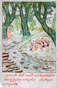 Mahajanaka Jataka. kb. 1910 (illusztráció)