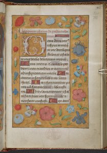 Kings 9, f.232r, Órakönyv, Sarum-i használat ("Anne Boleyn
