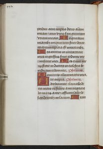 Kings 9, f.235v, Órakönyv, Sarum-i használat ("Anne Boleyn