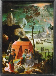 Lót és lányai ... alkotó: School Netherlandish