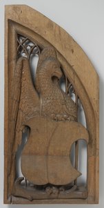 Panel egy orgonadobozból, c. 1510-20 (tölgy, polikrómia nyomaival) alkotó: School Netherlandish