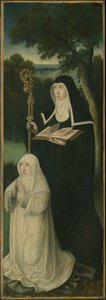 Nivelles-i Szent Gertrúd és egy augustinus kanonoknő alkotó: School Netherlandish