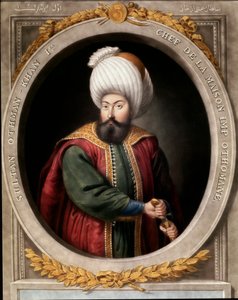 Oszmán Birodalom: I. Oszmán első oszmán szultán (1299-1326) portréja. Topkapi Sarayi Isztambuli Könyvtár