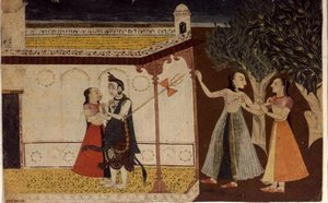 47.110/323 Shiva a bölcsek feleségeivel, egy epizód a Puránákból, Kulu-Mandi, Himachal Pradesh