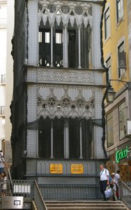 Santa Justa Lift, Lisszabon, Portugália (fotó)