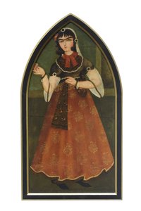 Fiatal nő, Mohammad Hassan követője, ismeretlen művész (olaj, vászon)