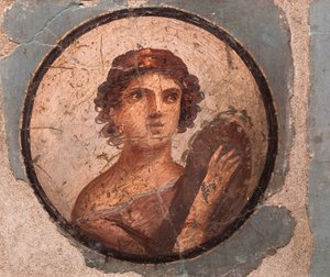 Medalion portrék, Pompeji alkotó: School Roman
