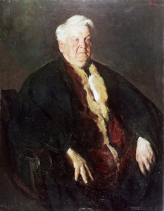 Mihail Sadoveanu portréja (Pascani