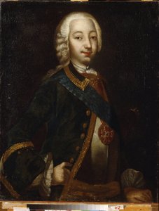 III. Péter orosz cár portréja alkotó: School Russian