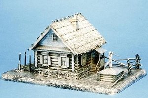Dohányos összefoglaló modellje egy Izba, Faberge műhelyről alkotó: School Russian