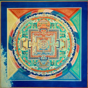 Mandal de Sarvid Vairochana A lhászai Potala palota mennyezete. Tibet