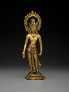 Padmapani, 8. vagy – 9. század (aranyozott bronz) alkotó: School Tibetan