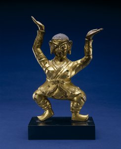 Mahasiddha álló alakja alkotó: School Tibetan