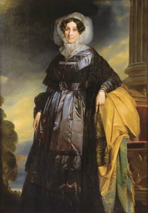 Adelaide dOrléans portréja 1777-1847 alkotó: School of Franz Xaver Winterhalter